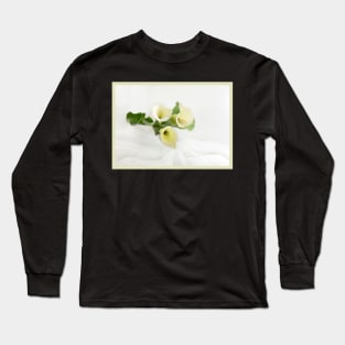 White Calla Lily Long Sleeve T-Shirt